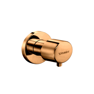 Ankastre Kesme Vanası, Fırçalanmış Bronz - DURAVİT