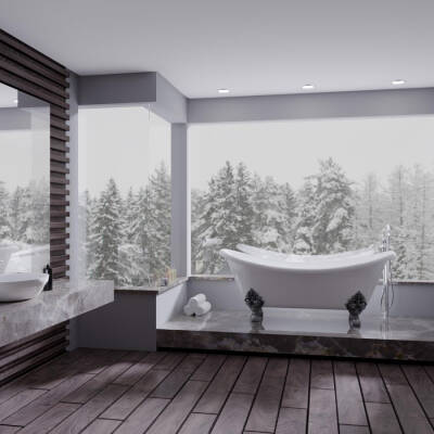 Artemis Close Aslan Ayaklı Krom Özgür Küvet Beyaz 180x75 cm - ARTEMİS