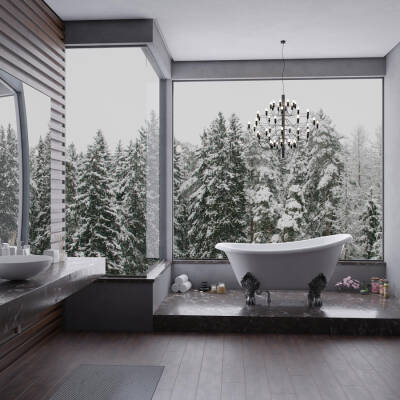 Artemis Ottovia Aslan Ayaklı Krom Özgür Küvet Beyaz 150x75 cm - ARTEMİS