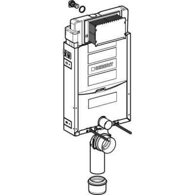 Asma klozet için Geberit Kombifix elemanı, 108 cm, Sigma 12 cm gömme rezervuar ile - GEBERİT (1)