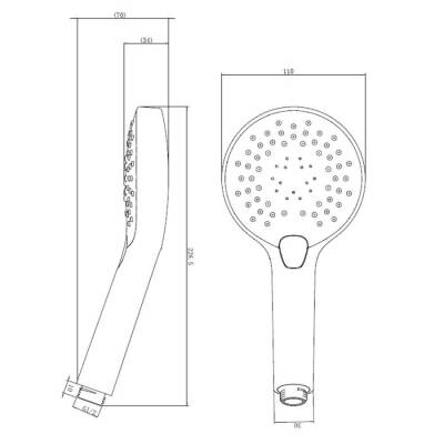 Bocchi AIR Touch Xtreme Eco 110R El Duşu 3F Krom 5500 0017 - BOCCHI (1)