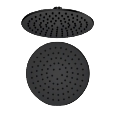 Bocchi AIR2 200R Tepe Duşu, ø200 mm Mat Siyah - BOCCHI