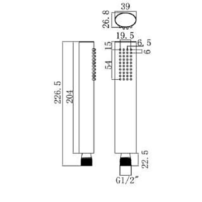 Bocchi Altın Pirinç El Duşu, 1F - BOCCHI (1)