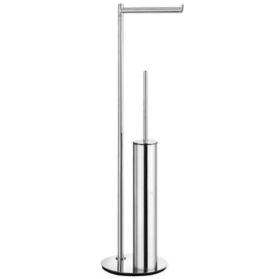 Bocchi Ayaklı Tuvalet Kağıtlık ve Fırçalık Krom - BOCCHI