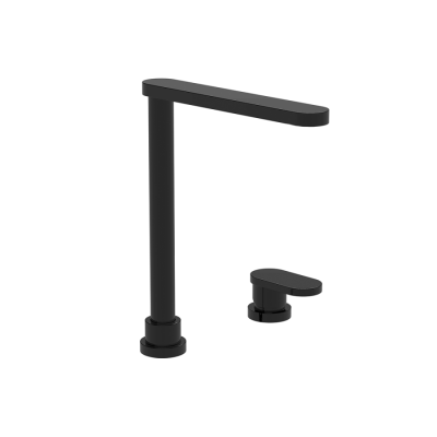 Bocchi Baveno Move + Teleskopik Eviye Armatürü Siyah - BOCCHI