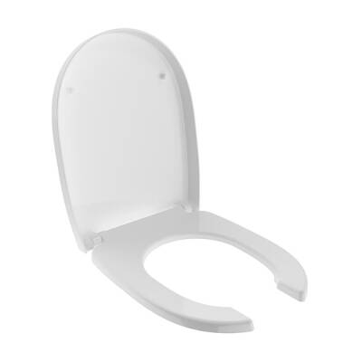 Bocchi Bedensel Engelli Klozet Kapağı Önü Açık Soft Close Parlak Beyaz A0324-001 - BOCCHI (1)