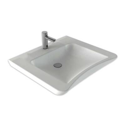 Bocchi Bedensel Engelli Lavabosu, 65 cm, Parlak Beyaz 1142-001-0126 - BOCCHI