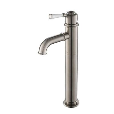 Bocchi Burlington Yüksek Lavabo Bataryası Saten Nikel 1004 0002 BN - BOCCHI