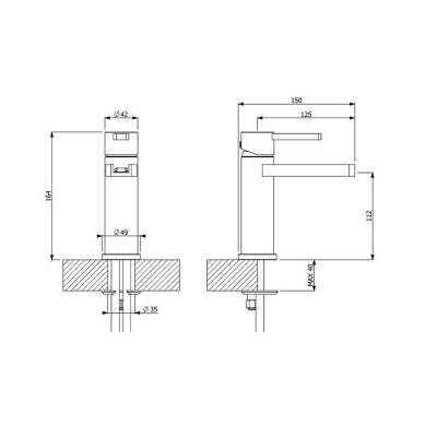 Bocchi Canyon Crystal Lavabo Bataryası 1014 0001 SW - BOCCHI (1)