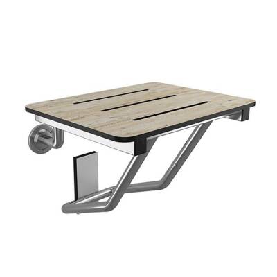 Bocchi Care Bedensel Engelli Katlanabilir Duş Oturağı-Meşe Fenolik TBDO-101-1005 - BOCCHI