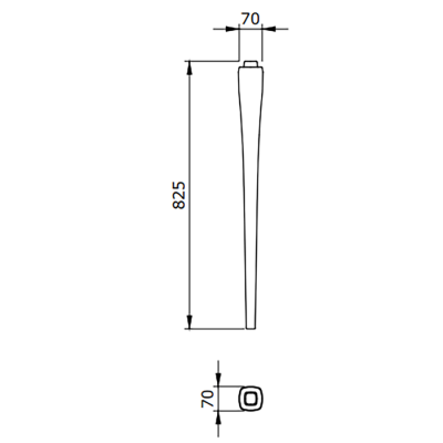 Bocchi Classico Lavita Konsol Ayak Mat Altın - BOCCHI (1)