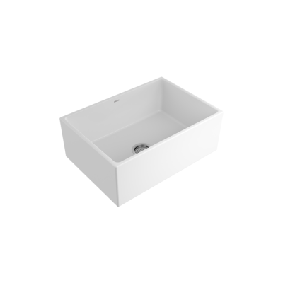 Bocchi Contempo 68 cm Mutfak Eviyesi Parlak Beyaz - BOCCHI