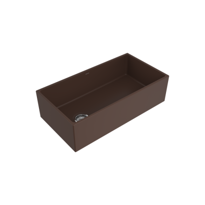 Bocchi Contempo 91 cm Mutfak Eviyesi Mat Kahve - BOCCHI