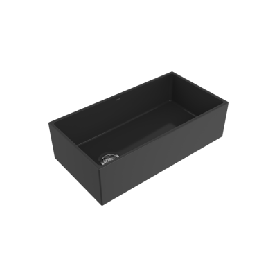 Bocchi Contempo 91 cm Mutfak Eviyesi Parlak Siyah - BOCCHI