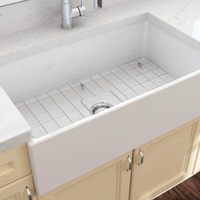 Bocchi Contempo Mutfak Eviye, 84 cm, Parlak Beyaz 1352-001-0120 - BOCCHI (1)