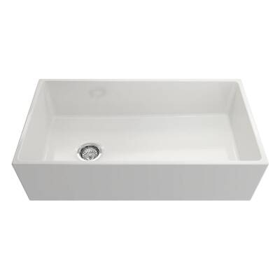 Bocchi Contempo Mutfak Eviye, 91 cm, Parlak Beyaz 1354-001-0120 - BOCCHI