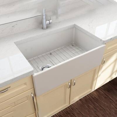 Bocchi Contempo Mutfak Eviyesi 76 Cm Parlak Bisküvi 1346-014-0120 - BOCCHI (1)