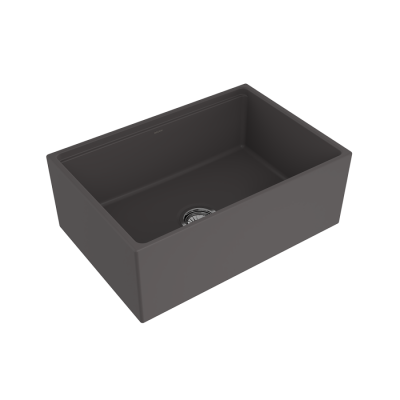 Bocchi Contempo Step Rim 70 cm Mutfak Eviyesi Mat Antrasit - BOCCHI