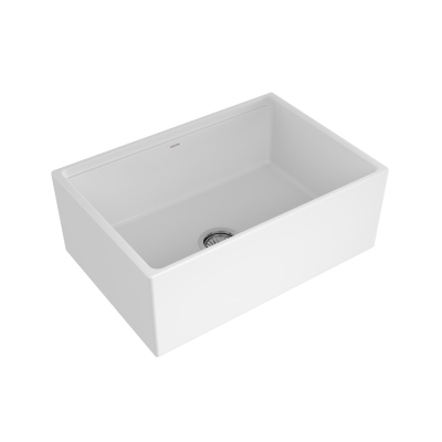 Bocchi Contempo Step Rim 70 cm Mutfak Eviyesi Parlak Beyaz - BOCCHI