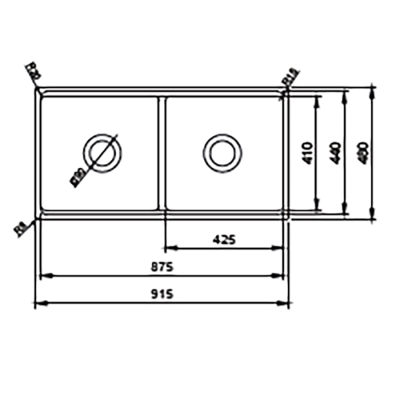 Bocchi Contempo Step Rim Çift Gözlü Mutfak Eviye Tel Izgarası - BOCCHI (1)