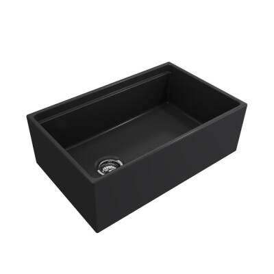 Bocchi Contempo Step Rim Mutfak Eviyesi 76 cm Mat Antrasit 1344-020-0120 - BOCCHI