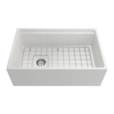 Bocchi Contempo Step Rim Mutfak Eviyesi 76 cm Parlak Beyaz 1344-001-0120 - BOCCHI (1)