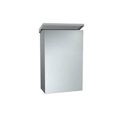 Bocchi Çöp Kovası Kapaklı 6 lt Mat Paslanmaz Çelik 3900 0124 - BOCCHI