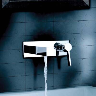 Bocchi Cube Ankastre Lavabo Bataryası Krom 1015 0043 - BOCCHI (1)