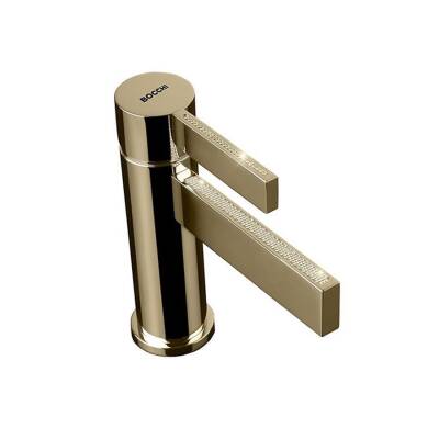 Bocchi Cube Lavabo Bataryası Crystal Altın 1015 0001 SA - BOCCHI