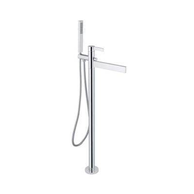 Bocchi Cube Yerden Küvet Bataryası El Duşlu Krom 1015 0024 - BOCCHI