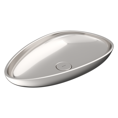 Bocchi Etna 58 cm Çanak Lavabo Parlak Gümüş - BOCCHI