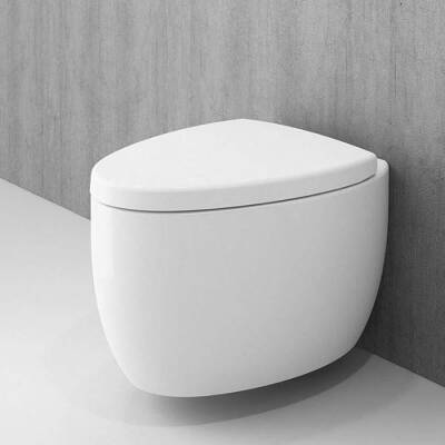 Bocchi Etna Asma Klozet Kanallı Parlak Beyaz Kapak Dahil 1116-001-0128 - BOCCHI