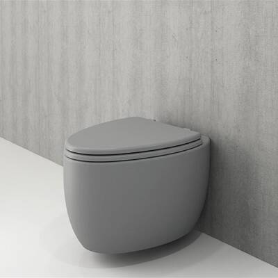 Bocchi Etna Asma Klozet Mat Gri Kapak Hariç 1116-006-0128 - BOCCHI (1)