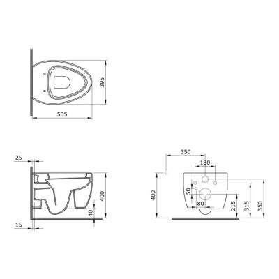 Bocchi Etna Asma Klozet Mat Yeşil Kapak Hariçtir 1116-027-0128 - BOCCHI (1)