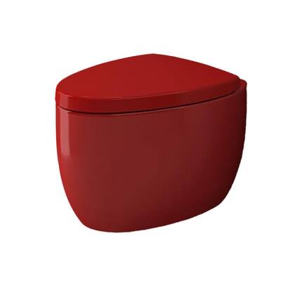 Bocchi Etna Asma Klozet Parlak Kırmızı Kapak Hariç 1116-019-0128 - BOCCHI