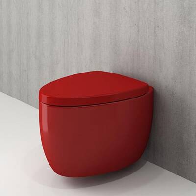Bocchi Etna Asma Klozet Parlak Kırmızı Kapak Hariç 1116-019-0128 - BOCCHI (2)