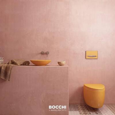 Bocchi Etna Asma Klozet Parlak Mandalina Sarısı Kapak Hariçtir 1116-021-0128 - BOCCHI (2)