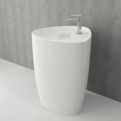 Bocchi Etna Batarya Banklı Monoblok Lavabo 58 cm Parlak Beyaz 1337-001-0126 - BOCCHI (1)