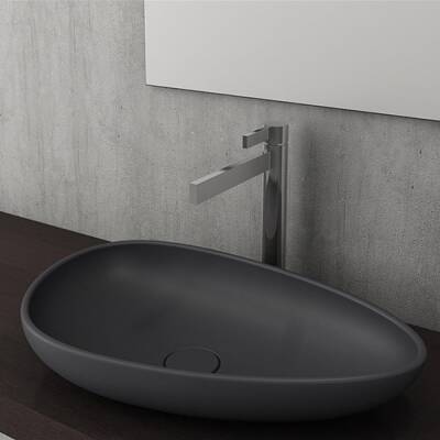 Bocchi Etna Çanak Lavabo 58 cm Mat Antrasit 1114-020-0125 - BOCCHI (1)