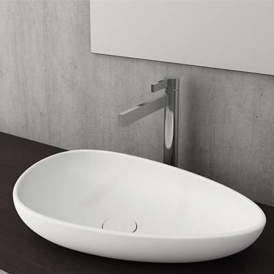 Bocchi Etna Çanak Lavabo 58 cm Mat Beyaz 1114-002-0125 - BOCCHI (1)