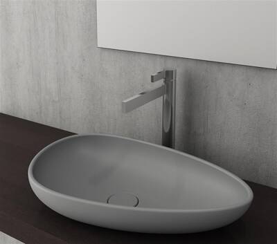 Bocchi Etna Çanak Lavabo 58 cm Mat Gri 1114-006-0125 - BOCCHI (1)