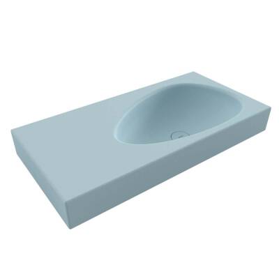 Bocchi Etna Etajerli Lavabo 90 cm Mat Buz Mavi 1115-029-0125 - BOCCHI