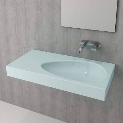 Bocchi Etna Etajerli Lavabo 90 cm Mat Buz Mavi 1115-029-0125 - BOCCHI (1)