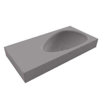 Bocchi Etna Etajerli Lavabo 90 cm Mat Gri 1115-006-0125 - BOCCHI