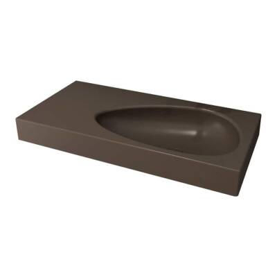 Bocchi Etna Etajerli Lavabo 90 cm Mat Kahverengi 1115-025-0125 - BOCCHI