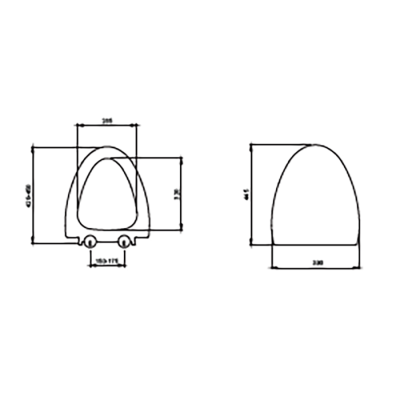 Bocchi Etna Klozet Kapağı Mat Petrol Mavisi - BOCCHI (1)