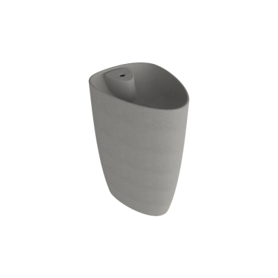 Bocchi Etna Monoblok Lavabo 58 cm Batarya Banklı Mat Beton - BOCCHI