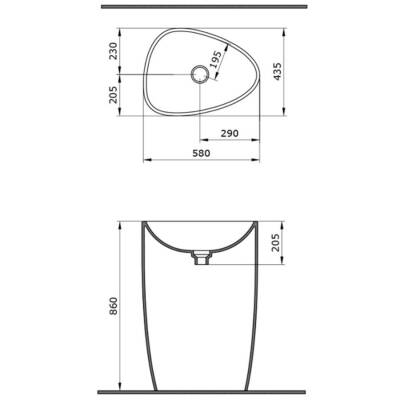 Bocchi Etna Monoblok Lavabo Armatür Delikli Mat Beyaz 1337-002-0126 - BOCCHI (1)