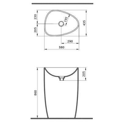 Bocchi Etna Monoblok Lavabo Armatür Delikli Mat Yeşil 1337-027-0126 - BOCCHI (1)