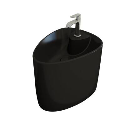 Bocchi Etna Monoblok Lavabo Tezgah Üstü Armatür Delikli Mat Siyah 1343-004-0126 - BOCCHI